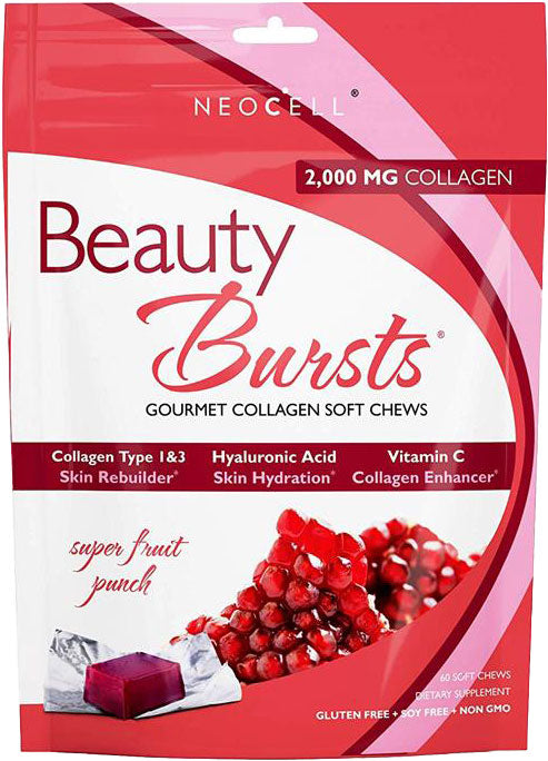 Beauty Bursts®️ Gourmet Collagen Soft Chews, 60 Chews ,