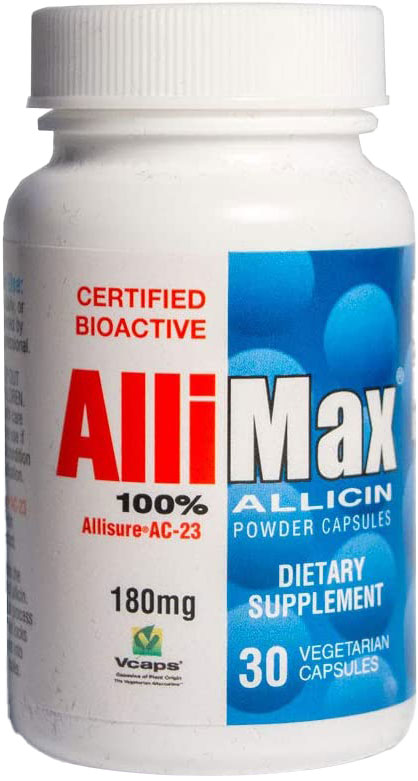 Allimax, 180 mg of Allicin, 30 Vegetarian Capsules , 20% Off - Everyday [On]