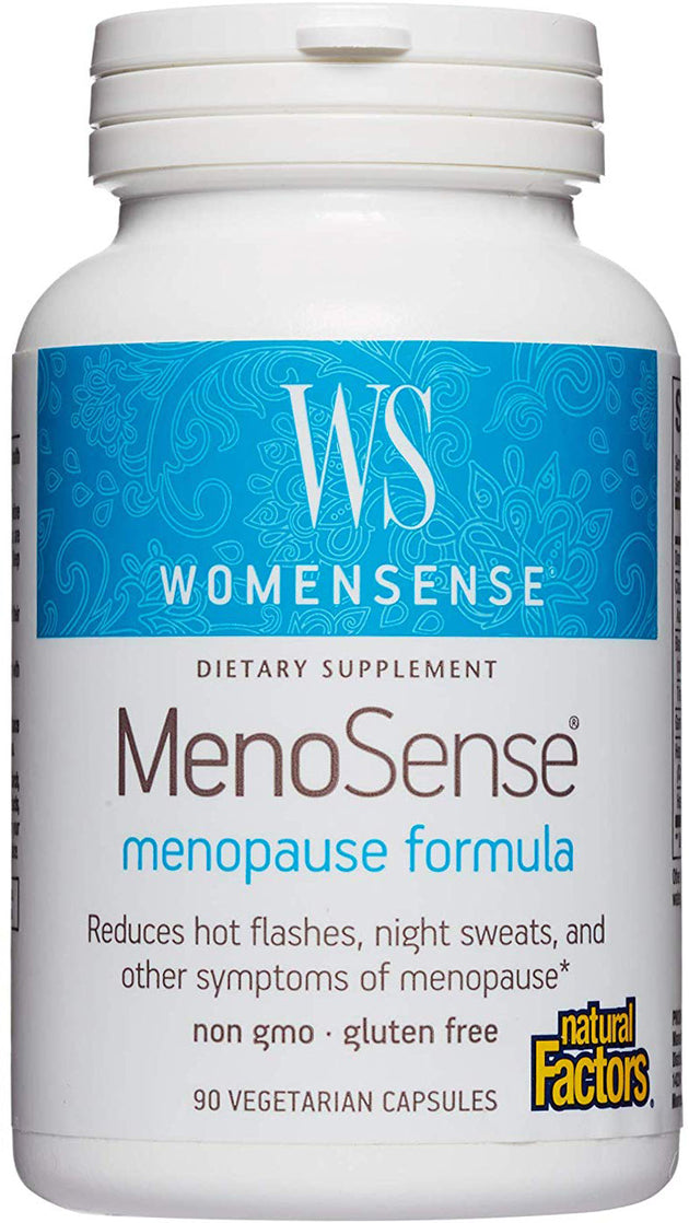 WomenSense® MenoSense®, 90 Vegetarian Capsules , Brand_Natural Factors Form_Vegetarian Capsules Size_90 Caps