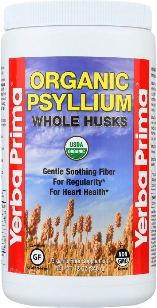 Organic Psyllium Whole Husks, 12 Oz (340 g) Powder , 20% Off - Everyday [On]