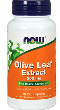 Olive Leaf Extract 500 mg, 60 vegcaps , Brand_NOW Foods Form_Veg Capsules
