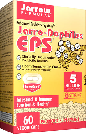Jarro-Dophilus EPS®, 5 Billion, 60 Veggie Caps , Brand_Jarrow Formulas Form_Veggie Caps Size_60 Caps