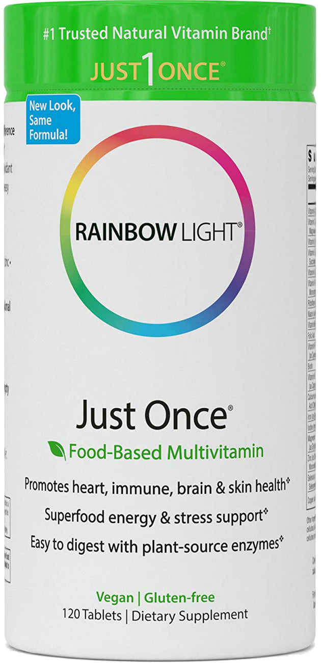 Just Once® Food-Based Multivitamin, 120 Tablets , Brand_Rainbow Light Form_Tablets Size_120 Tabs