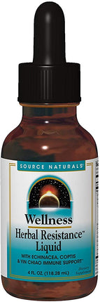 Wellness Herbal Resistance™ Liquid, 4 fl. oz (120 ml) , Brand_Source Naturals Form_Liquid Size_4 Fl Oz