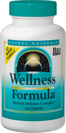 Wellness Formula, 90 Tablets , Brand_Source Naturals Form_Tablets Size_90 Tabs