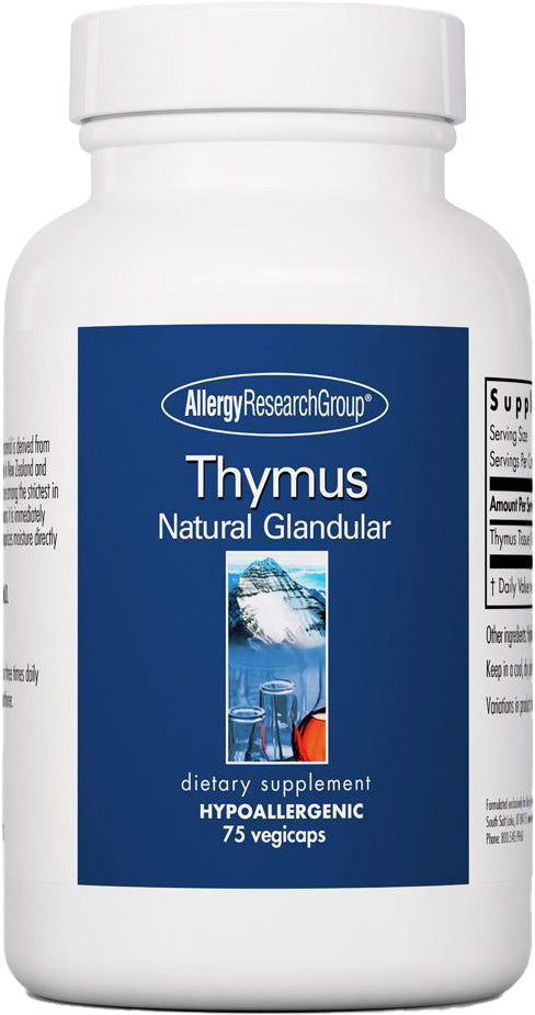 Thymus, 75 Vegetarian Capsules , Brand_Allergy Research Group