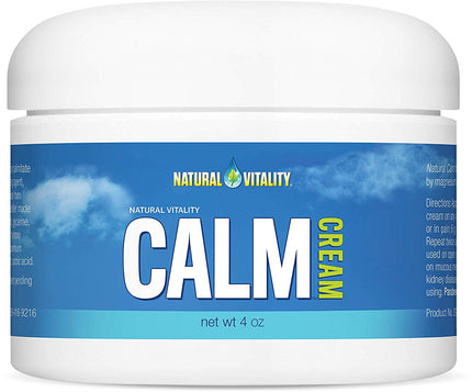 Calm Cream, 4 Oz (114 g) Cream , Brand_Natural Vitality Form_Cream Size_4 Oz