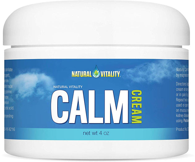 Calm Cream, 4 Oz (114 g) Cream , Brand_Natural Vitality Form_Cream Size_4 Oz