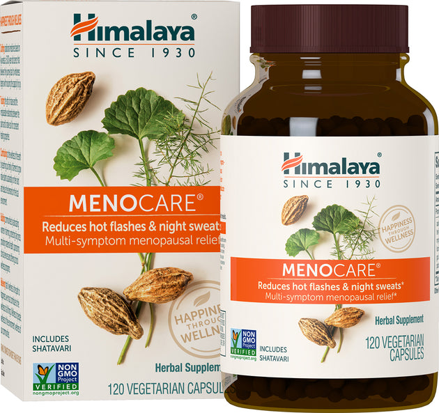 MenoCare®, 120 Vegetarian Capsules , Brand_Himalaya Herbal Healthcare Form_Vegetarian Capsules Size_120 Caps