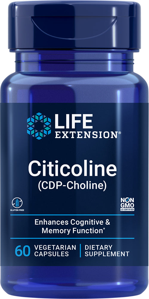 Citicoline (CDP-Choline), 60 Vegetarian Capsules ,