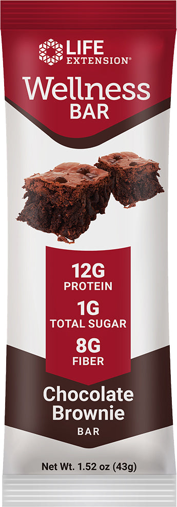 Wellness Bar (Chocolate Brownie), 12 each ,
