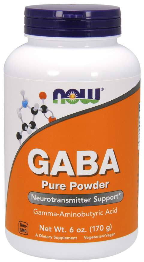 GABA, 6 Oz Powder , Brand_NOW Foods Form_Powder Size_6 Oz