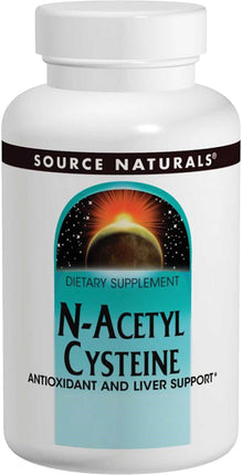 N-Acetyl Cysteine 600 mg, 60 Tablets , Brand_Source Naturals Form_Tablets Potency_600 mg Size_60 Tabs