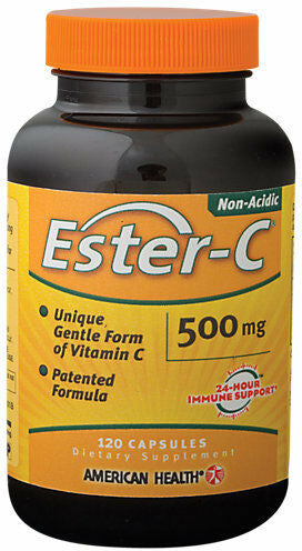 Ester-C® 500 mg, 120 Capsules , Brand_American Health Form_Capsules Potency_500 mg Size_120 Caps