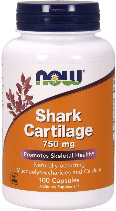 Shark Cartilage 750 mg, 100 Capsules , Brand_NOW Foods Potency_750 mg Size_100 Caps