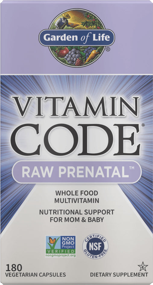 VItamin Code® RAW Prenatal™, 180 Vegetarian Capsules , 20% Off - Everyday [On] This is a Vitamin C Product